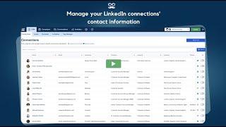 How to easily manage your LinkedIn Connections' contact information