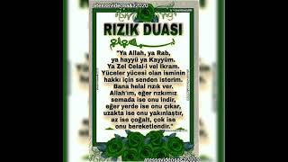 bol rızık için çok etkili dua ya hayyum ya kayyum zel celali vel ikram #dua #allah الله تعالى