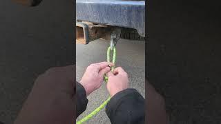 BEST knot to tie a SHAKLE!!