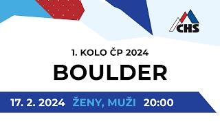 1. Kolo ČP 2024 Boulder (Finále - ženy, muži)