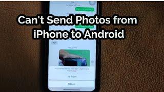 How to Fix Can't Send Photos from iPhone to Android via SMS/MMS/TEXT?