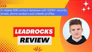 LeadRocks Review, Demo + Tutorial I B2B Contact Database records, emails, phone number & LinkedIn