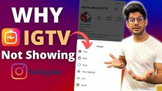 IGTV not showing on instagram (2021) | Why instagram igtv option not showing on instagram