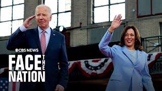Kamala Harris says she intends to "earn and win" nomination after Biden ends bid | full coverage