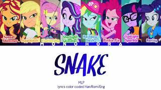 How would MLP sing Snake- Medusa (GP999) [ color coded lyrics HAN/ROM/ENG]