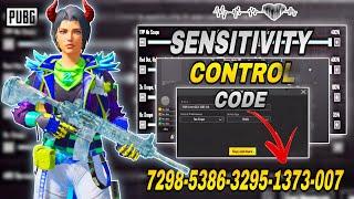 New Best Sensitivity Settings for pubg Mobile in 2024 || sensitivity and control codesnew  update