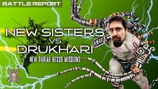 NEW Sisters of Battle vs Drukhari : Warhammer 40k : Battle Report | Skaredcast