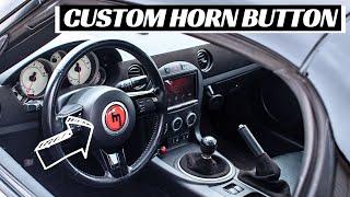 The CUSTOM Miata horn button solution explained!
