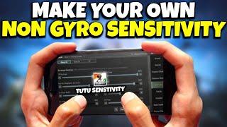 HOW TO MAKE YOUR OWN NON-GYRO SENSTIVITY | BEST ZERO RECOIL SENSTIVITY FOR BGMI / PUBG MOBILE