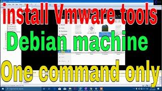 VMware tools install on Debian machine.