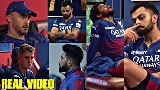 Virat Kohli & RCB PLAYERS crying in dressing room after RCB lost the eliminator match against RR |