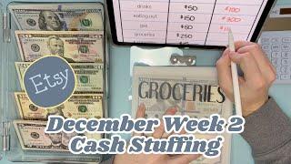 December Week 2 Cash Envelope Stuffing || MAGIC MONTH PAYCHECK (from November...oops)