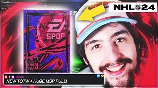 HUGE MSP PULL + NEW TOTW AND CONTENT IN NHL 24 HUT!