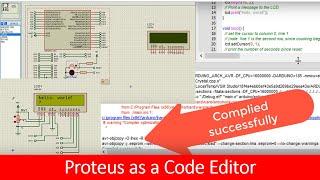 how to use Proteus as a code editor