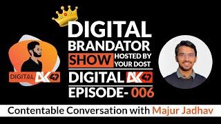 Digital Brandator Show E6 ft Mayur Jadhav #digitalbrandatorshow