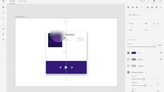 Adobe XD CC Beta  - Realtime background blur