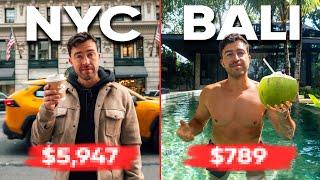 What I Spend Living in NYC vs BALI (Shocking Results)