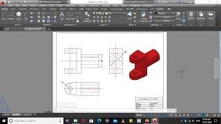 How to convert 3d to 2d drawing in AutoCAD
