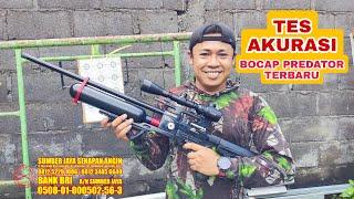 Mencoba Tes Akurasi Senapan Angin PCP Bocap Predator Tactical 500cc