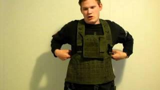 Airsoft Club Molle Chest Rig Platform Carrier Vest OD Review