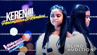 Chevira & Dhevira - Into The Unknown | Blind Auditions | The Voice Kids Indonesia Season 4 GTV 2021