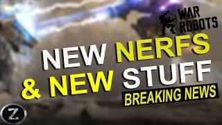 War Robots BREAKING NEWS | NEW Nerfs, NEW Titan & NEW Titan Weapons | WR |