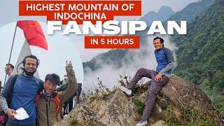 Climbing Highest Mountain of Indochina | Fansipan (3143m) in 5 hours | Vietnam Trekking