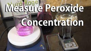 Find the Concentration of Hydrogen Peroxide by Titration with Potassium Permanganate