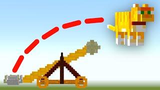 Cat Catapult in Minecraft