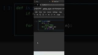 Prime number check in Python #technology #coding #interview #python