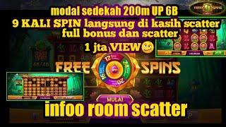 info room panda terbaru hari ini modal sedekah || full scatter dan bonus || bay bang slot