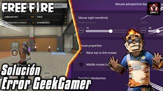 SOLUCIONANDO EL ERROR DEL RADIO DEL MOUSE EN GEEKGAMER 4.0.8 IFREE FIREI MIX - PRO