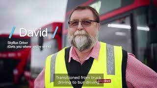 Life in the Bus Lane: Meet David, SkyBus Driver