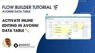 How to Enable Inline Editing in Salesforce Flows with the Avonni Data Table