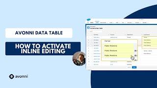 How to Enable Inline Editing in Salesforce Flows with the Avonni Data Table