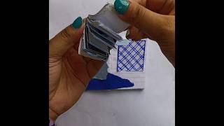 Mini journal ideas  Blue  journal  #diy #journal #viral #shorts