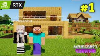 My First Survival Series With Shaders || Episode 1 ft@ParveGaming