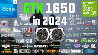 GTX 1650 Test in 60 Games in 2024