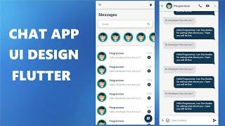 Messaging App UI Deign In Flutter - Chat App UI Design Flutter