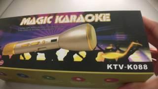 Magic Karaoke KTV- K088 | Wireless Bluetooth Singing Microphone For Phone |  麦克风手机卡拉OK话筒