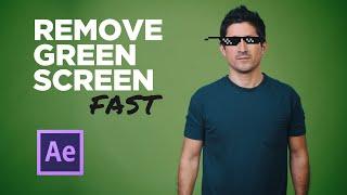Key Green Screen Footage Fast in After Effects