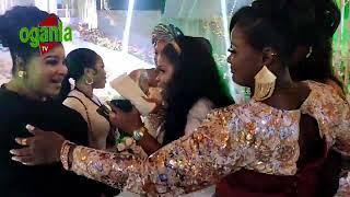 OKIKI AFOLAYAN'S WIFE LOVE UP DANCE WITH BIMBO THOMAS AND LOLA AJIBOLA AT REGINA CHUKWU PARTY