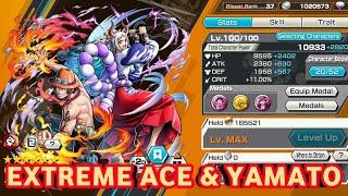 EXTREME ACE AND YAMATO GAMEPLAY | ONE PIECE BOUNTY RUSH