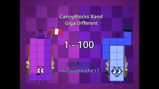 CannyBlocks Band Giga Different (1 - 100) (Not report me and Not for Kids)