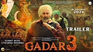 Gadar 3: The Katha Ends - Trailer | Sunny Deol | Utkarsh Sharma | Ameesha Patel, Simrat Kaur In 2024