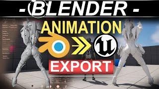 Import Rigs & Animations (BLENDER to UNREAL)