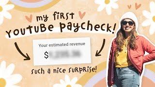 My First YouTube Payment For My Monetised Art Channel! How Much YouTube Paid Me As A Small YouTuber
