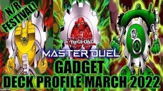 MASTER DUEL N/R FESTIVAL GADGET DECK PROFILE (MARCH 2022) YUGIOH!