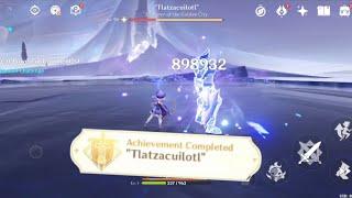 Qiqi lvl 1 vs Local Legend "Tlatzacuilotl"