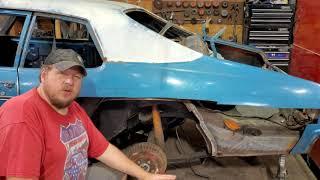 Replacing the quarter skin on a 74 Nova